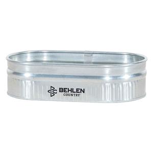 Farmstead Shallow Oval Galvanized Stock Tank  Behlen